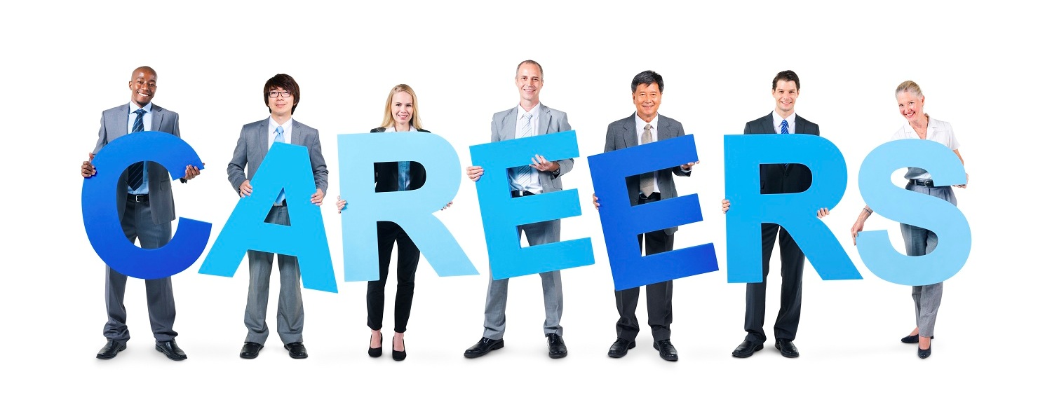 Business People Holding the Word Careers Business People Holding the Word Careers